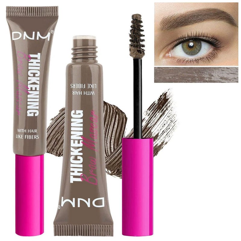 DNM Natural 3D Fiber Eyebrow Mascara: Long-lasting, natural, smudge-proof, and colorfast.